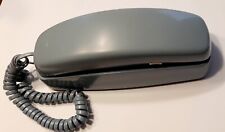 Vintage AT&T Model 210 Slimline Blue Grey Phone  Push Button Phone 1989  Works picture