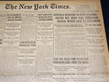 1919 DECEMBER 12 NEW YORK TIMES - HOOVER MAY HEAD COAL COMMISSION - NT 7953 picture