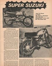 1969 Super Suzuki 120 by Bob Braverman - 5-Page Vintage Motorcycle Article picture