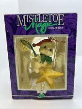 Mistletoe Magic Christmas Ornament - Cat Swinging on a Star picture