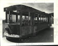 1982 Press Photo Old trolley car to be exhibited at Kenner Railroad Museum picture