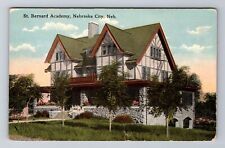 Nebraska City NE-Nebraska, St Bernard Academy, Antique Vintage Souvenir Postcard picture