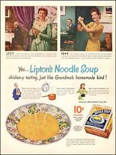 1944 ww2 AD for LIPTON'S NOODLE SOUP Mix 10 cents a Package 4-6 servings 060324 picture