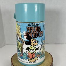 Walt Disney's Magic Kingdom Mickey Mouse Vintage Aladdin Thermos Bottle 1979 picture