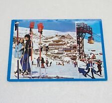 Vintage Postcard Serbia Snow Ski Resort Buildings Couples People Vacation  P2 picture