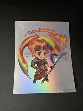 MTG Promotional Chandra /Embercat Rainbow Holographic Foil Print Posters 10 Pack picture