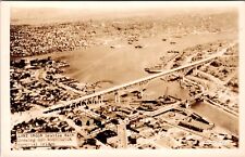 RP Postcard Aerial View Lake Union George Washington Memorial Bridge Seattle picture