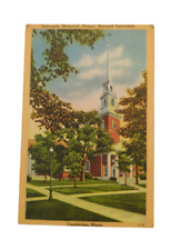 Vintage Linen Postcard Harvard University Memorial Chapel picture