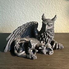 Ebros Griffin Gargoyle Figurine Griffon Family Mother & Baby Hatchlings Statue picture