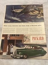 vintage Mustang fighter WWII 1945 magazine page FD69 picture