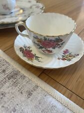 Aynsley Fine English Bone China Beautiful Floral Pattern With Gold picture
