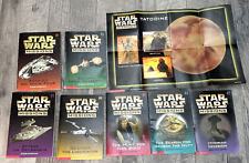 Vintage Star Wars Missions Book Lot Series 1-7 with Poster Scholastic Paperback picture