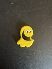 VINTAGE 1980s Selfix Yellow Fridge Magnet Ghost  2 Inch Refrigerator Magnet picture