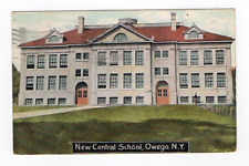DB Postcard, New Central School, Owego, N.Y., Local Publisher, 1909 picture