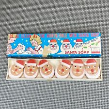 Vintage Christmas Best Ever Imports 6 Pack Santa Clause Mini Soaps Japan New Box picture