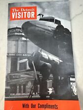1937 The Detroit Visitor 18-Page Vintage Entertainment Guide picture