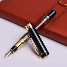 Metal Ink-Refill Fountain Pen Stationery Business Writing Gift Box Calligraphy picture