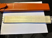 Vintage Keuffel & Esser Co. K&E Slide Rule 4081-3 With Leather Case Made in USA picture