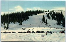 Postcard - Skiers At The Summit Of Berthoud Pass, On Highway U. S. 40 - Colorado picture