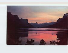 Postcard St. Marys Lake At Days End Montana USA picture