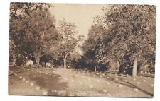 Fort Gibson National Cemetery RPPC gravestones Muskogee OK ca 1915 military picture