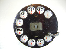 VINTAGE WESTERN ELECTRIC SWITCHBOARD 6AA ROTARY DIAL WITH A 44 MOUNT picture