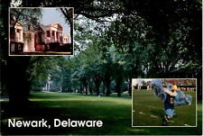 Newark, Delaware, Old College, The Mall, Blue Hen Mascot, University Postcard picture