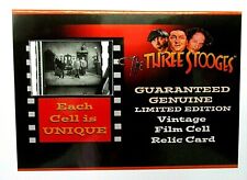 2021 THE THREE STOOGES 9TH SERIES CARDS GENUINE VINTAGE FILM CELL picture