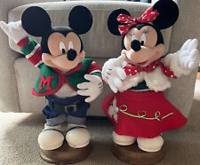 Disney Mickey & Minnie “Let’s Twist Again” Santa's Best Animated Figure *read* picture