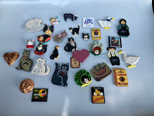 Lot 31 Fridge/Refrigerator Magnets LOTS OF KITTY CATS picture