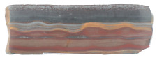 Polished Western Australian Banded Iron Jasper Slice Stone Slab Pilbara B04054 picture