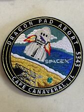 OFFICIAL SpaceX EMPLOYEE NUMBER Dragon Pad Abort Patch NASA Crew picture