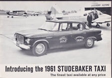 Introducing the 1961 Studebaker Taxi sales folder [black-&-white version] picture