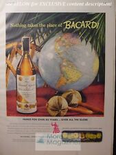 RARE 1943 Esquire Advertisement AD for BACARDI Superior RUM WWII Era picture