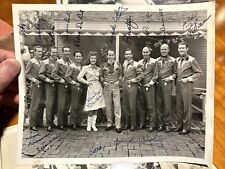 Spade Cooley’s Band Very Old Vintage 8/10 B/W Photo 40s 💯 Authentic RARE Signed picture