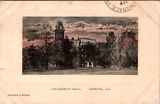 Urbana, IL Illinois University Hall 1909 Antique Postcard J558 picture