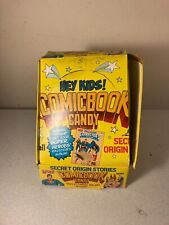 1981 Leaf Comic Book Candy Box DC Superhereos Bat Man Superman 39 Unopened Packs picture