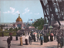 France, Paris. 1889 World's Fair View taken under the Eiffel Tower. wine picture