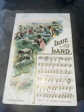 Vintage Postcard- Picking Cotton Dixie Land Song . Early 1900s picture