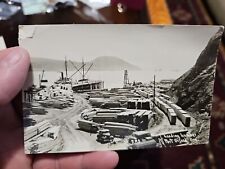 Port Oxford Oregon - Loading Lumber postcard RPPC picture