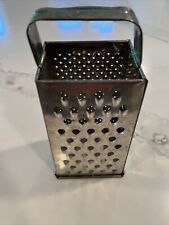 Vintage Unbranded Metal Box Type Cheese Grater/Vegetable Shredder Rustic Decor picture