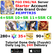 [ENG/NA][INST] FGO / Fate Grand Order Starter Account 4+SSR 30+Tix  #EJPF picture
