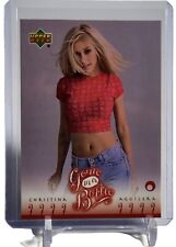 Christina Aguilera 2000 Upper Deck Reflection Genie In A Bottle Card #17 W/Top picture