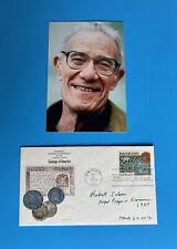 Robert Solow (Nobel Prize Economics 1987) Hand Autographed Signed Banking FDC picture