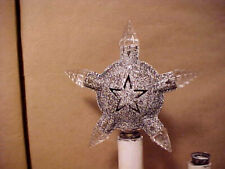 Vintage 1935 Reliance Lighted C6 KRISTAL STAR Christmas Tree Topper-Clear Points picture