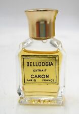 Vintage Bellodgia Caron Perfume Made In Paris 1/4oz Extrait 7 Miniature picture