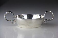 Vintage Lunt Silverplate Double Twisted Handle Porringer picture