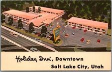 c1960s Salt Lake City, Utah Postcard HOLIDAY INN (Downtown) / Curteich Chrome picture