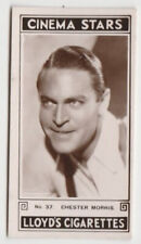 Chester Morris 1935 Lloyd Cinema Stars Tobacco Card #37 Film Star picture