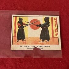 Rare  1800s Era Chocolaterie de L’Union JAPANESE SAMARI Card   P-F picture
